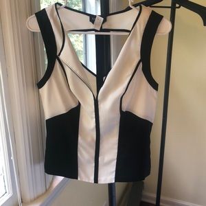 Black and white top
